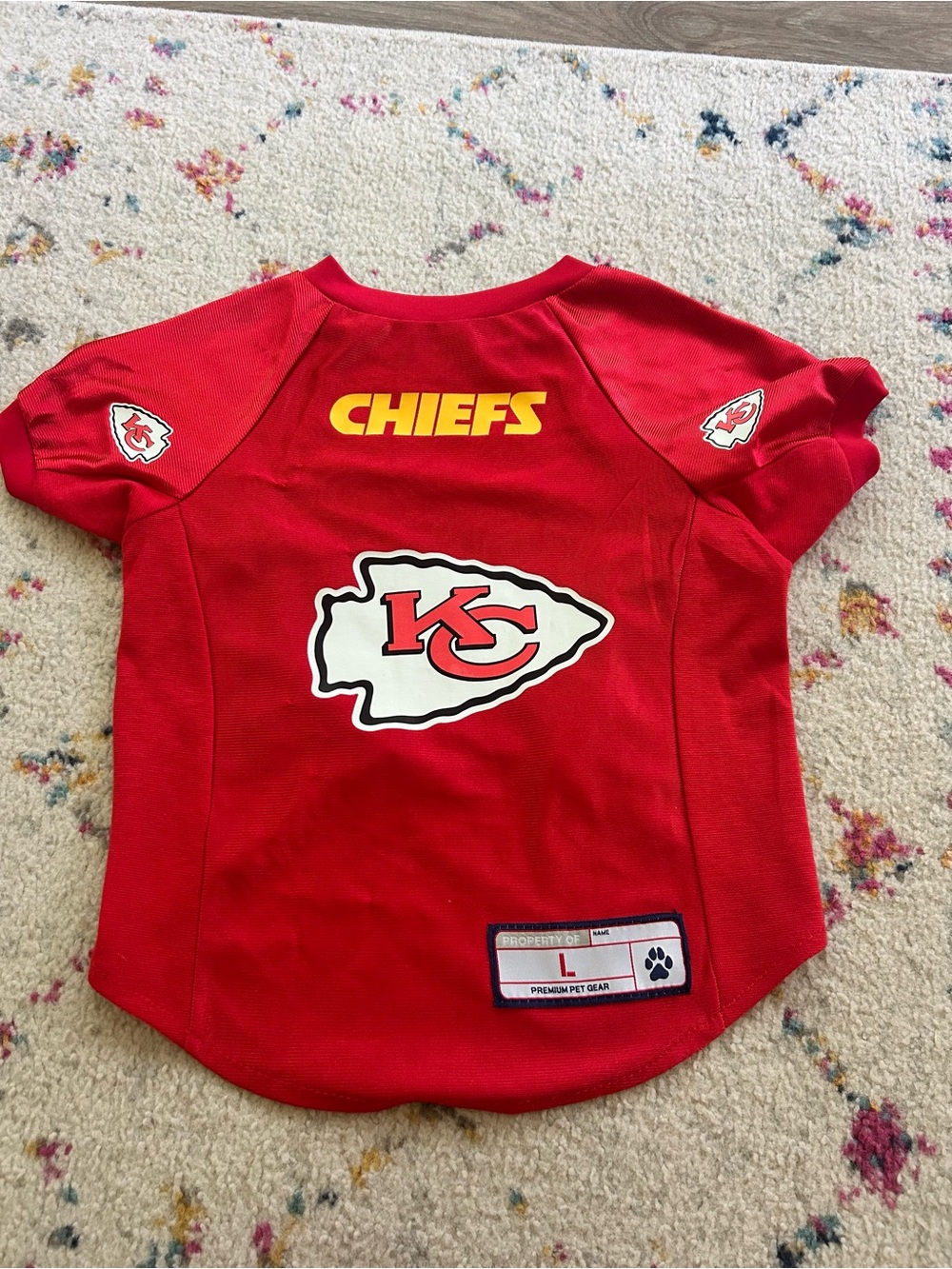 Littlearth NFL Strecth Dog and Cat Jersey- Kansas City Chiefs